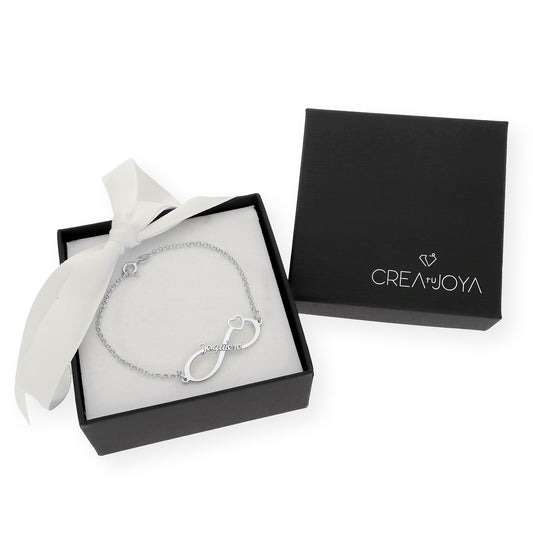 Pulsera Te Quiero Infinito en Plata de Ley 925
