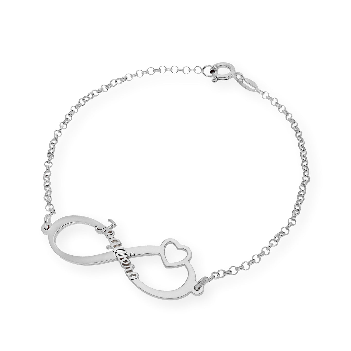 Pulsera Te Quiero Infinito en Plata de Ley 925 con Baño Oro 18k