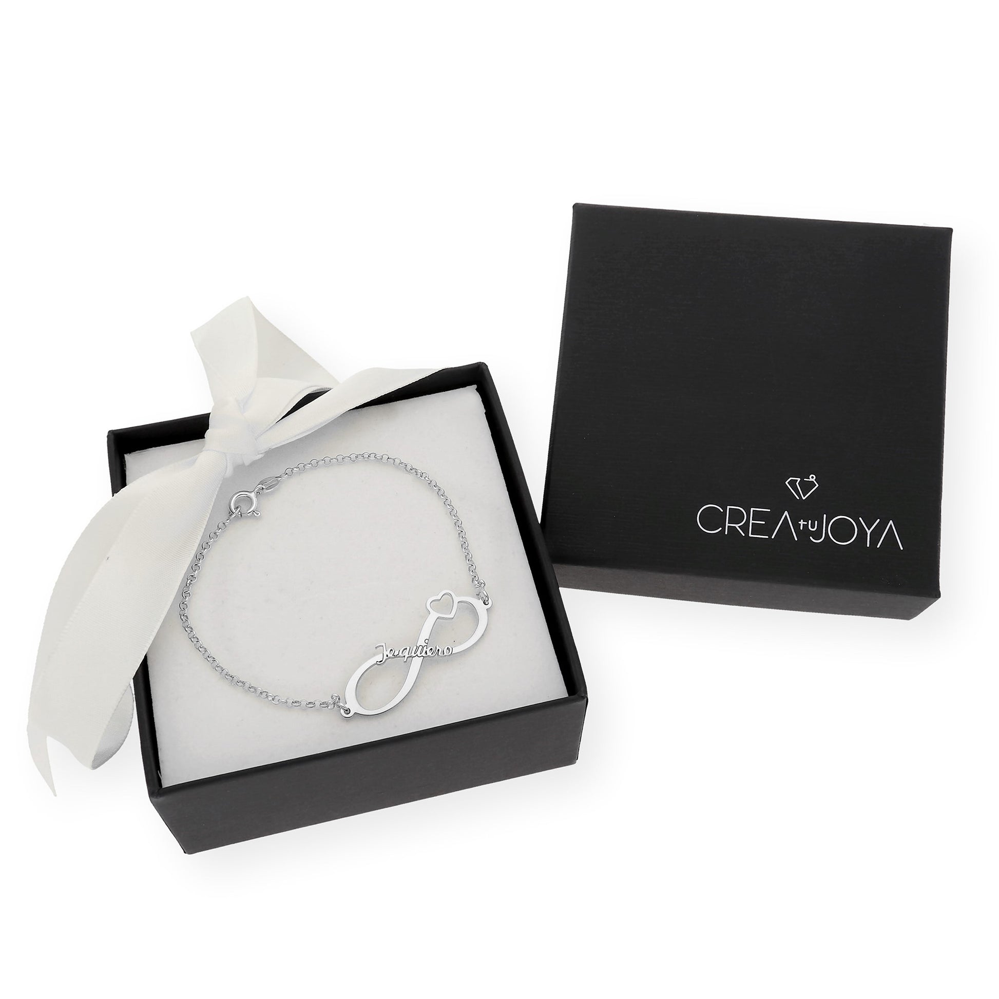 Pulsera Te Quiero Infinito en Plata de Ley 925 con Baño Oro 18k