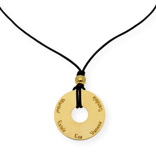 Colgante Cercle XL Personalizado Plata 925