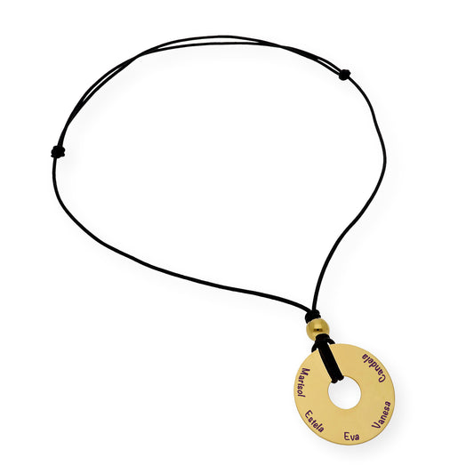 Colgante Cercle XL Personalizado Plata 925