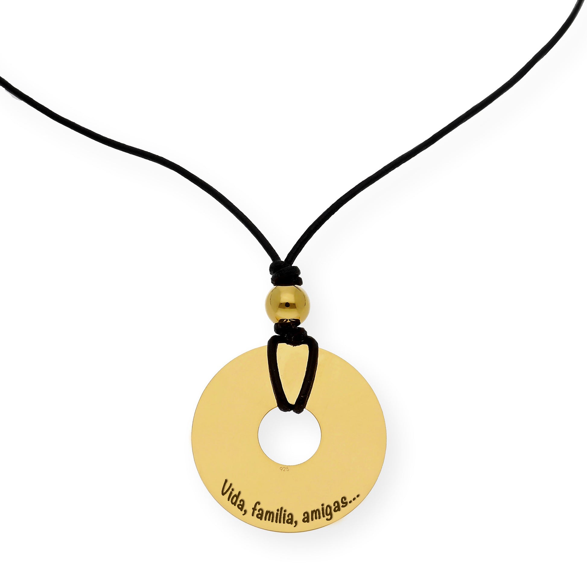 Colgante Cercle XL Personalizado Plata 925