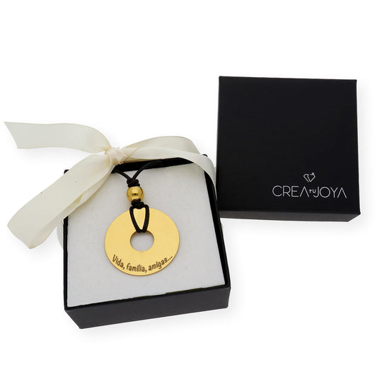 Colgante Cercle XL Personalizado Plata 925