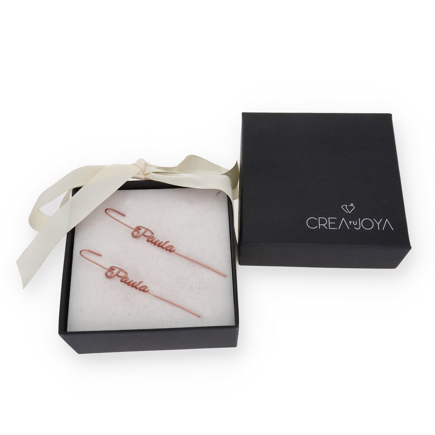 Pendientes Liana en Plata de Ley 925 y baño Oro 18k