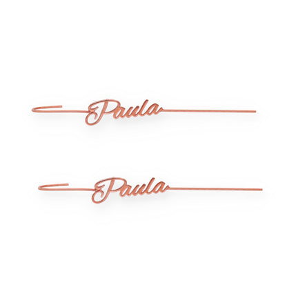 Pendientes Liana en Plata de Ley 925 y baño Oro 18k