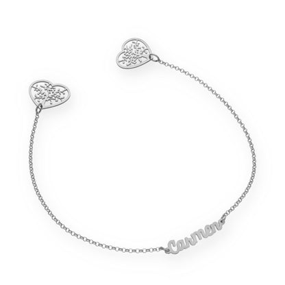 Marcapáginas Theo Nombre en Plata 925 y baño Oro 18k