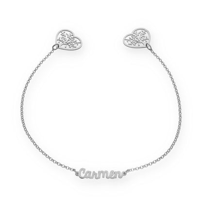 Marcapáginas Theo Nombre en Plata 925 y baño Oro 18k