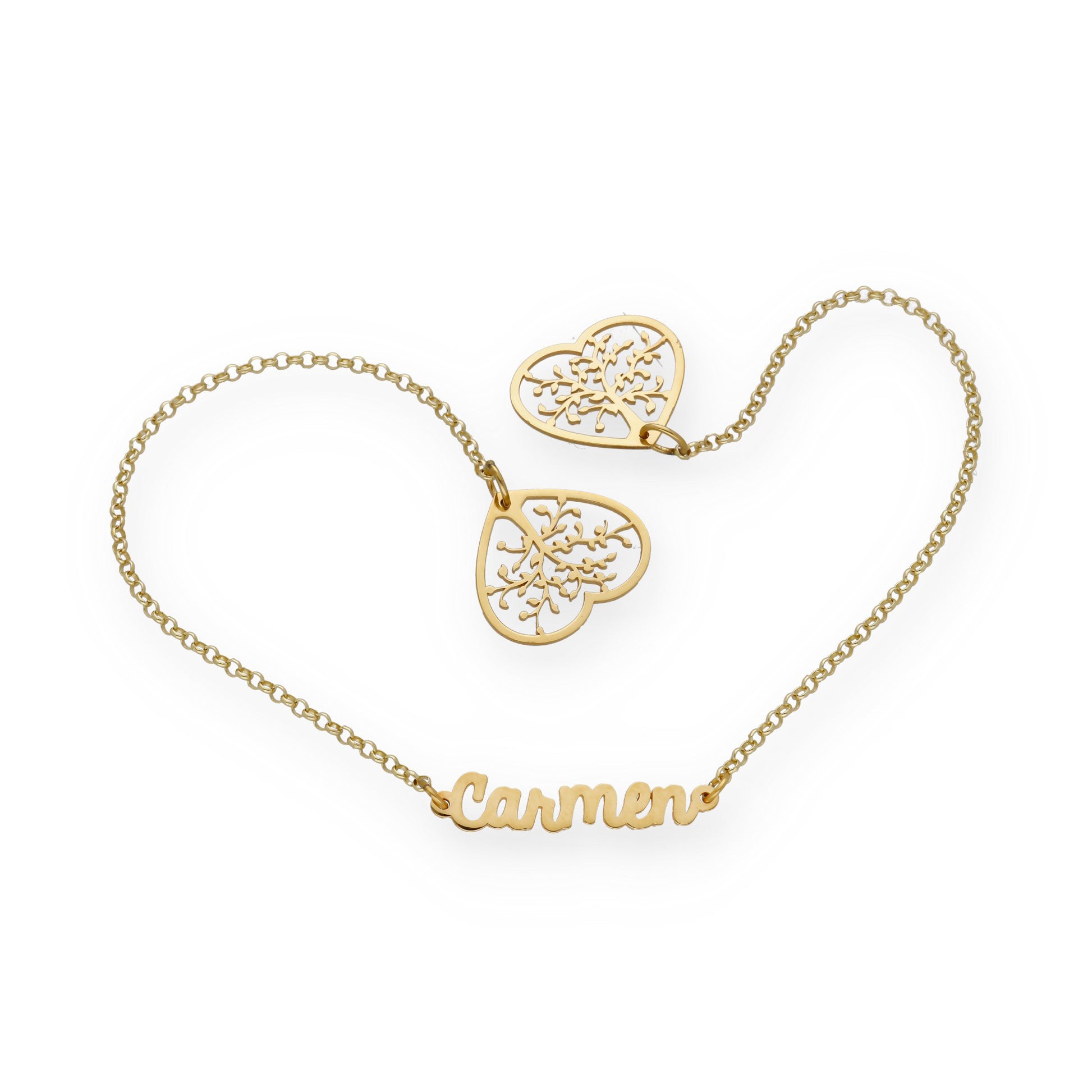 Marcapáginas Theo Nombre en Plata 925 y baño Oro 18k