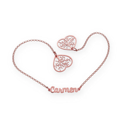 Marcapáginas Theo Nombre en Plata 925 y baño Oro 18k