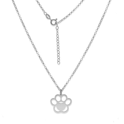 Colgante Dagui Huella y nombre en Plata de Ley 925