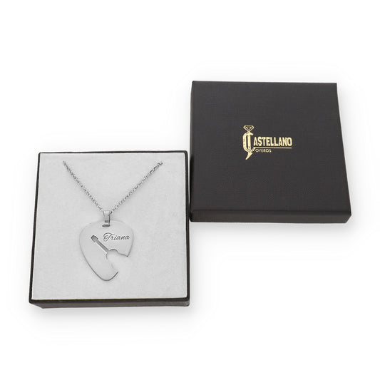 Colgante Púa Guitarra Española en Plata de Ley 925