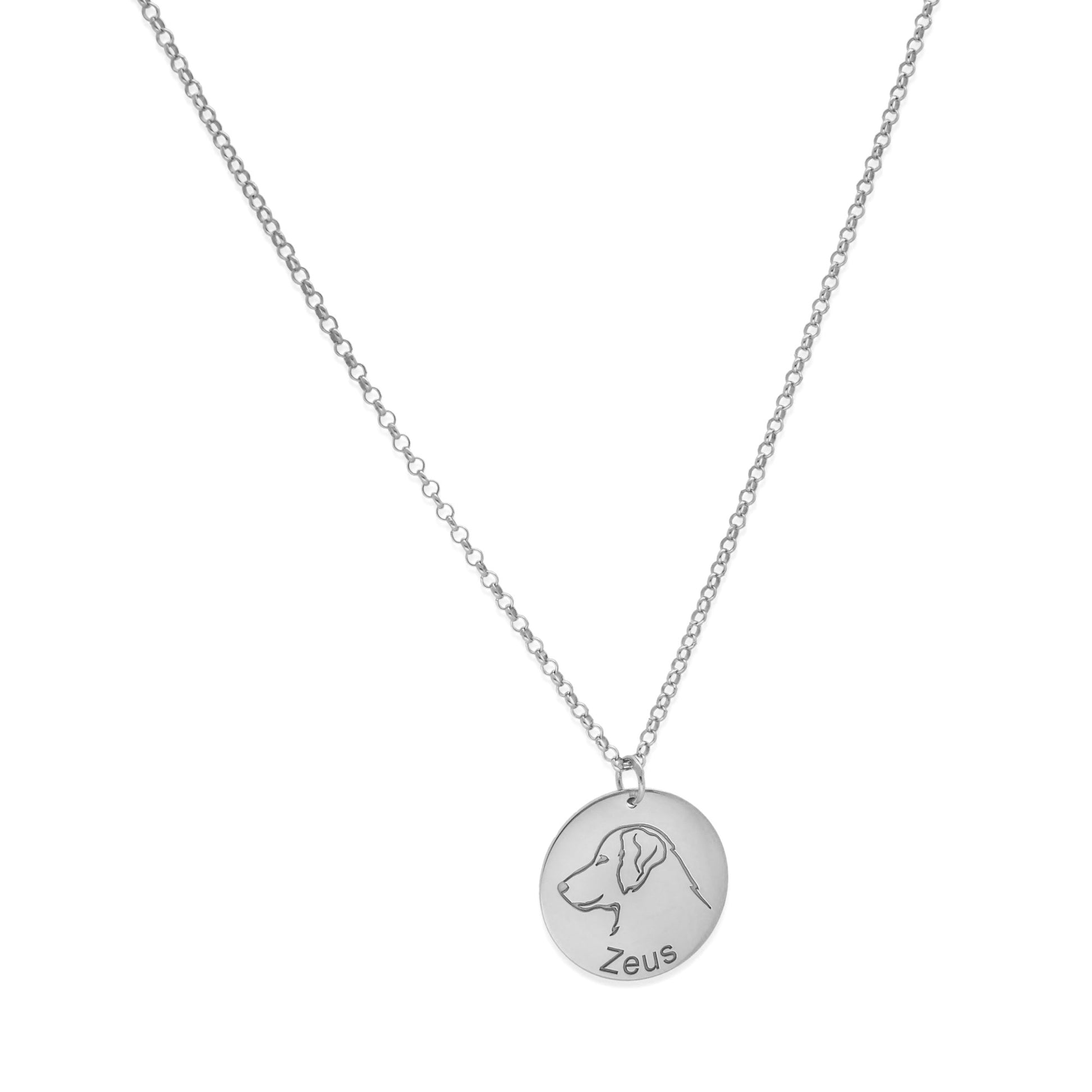 Colgante Mascota personalizable en Plata de Ley 925