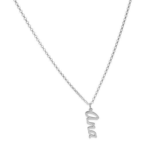 Colgante Delia Nombre en Plata de Ley 925