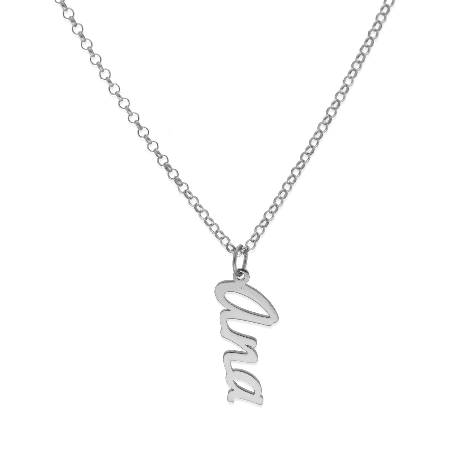Colgante Delia Nombre en Plata de Ley 925