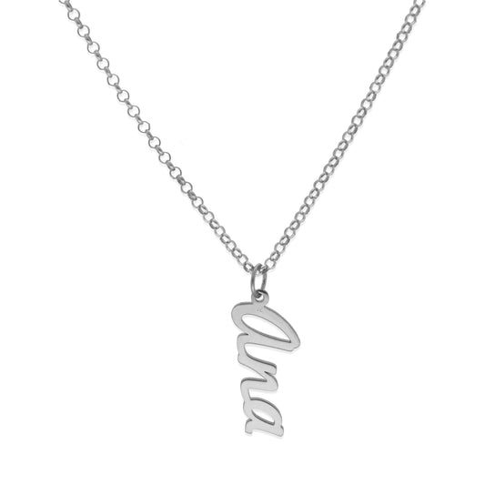 Colgante Delia Nombre en Plata de Ley 925