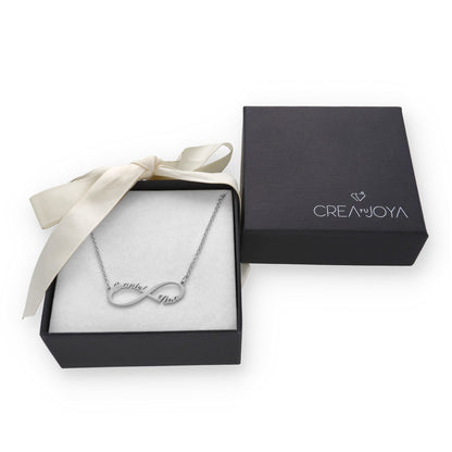 Colgante Infinito con Nombres de Plata 925