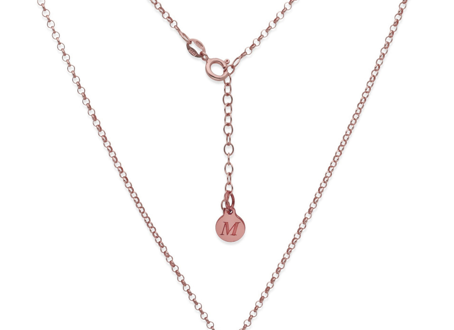 Colgante Vania Madre e Hijo en Plata de Ley 925 y baño Oro rosa 18k