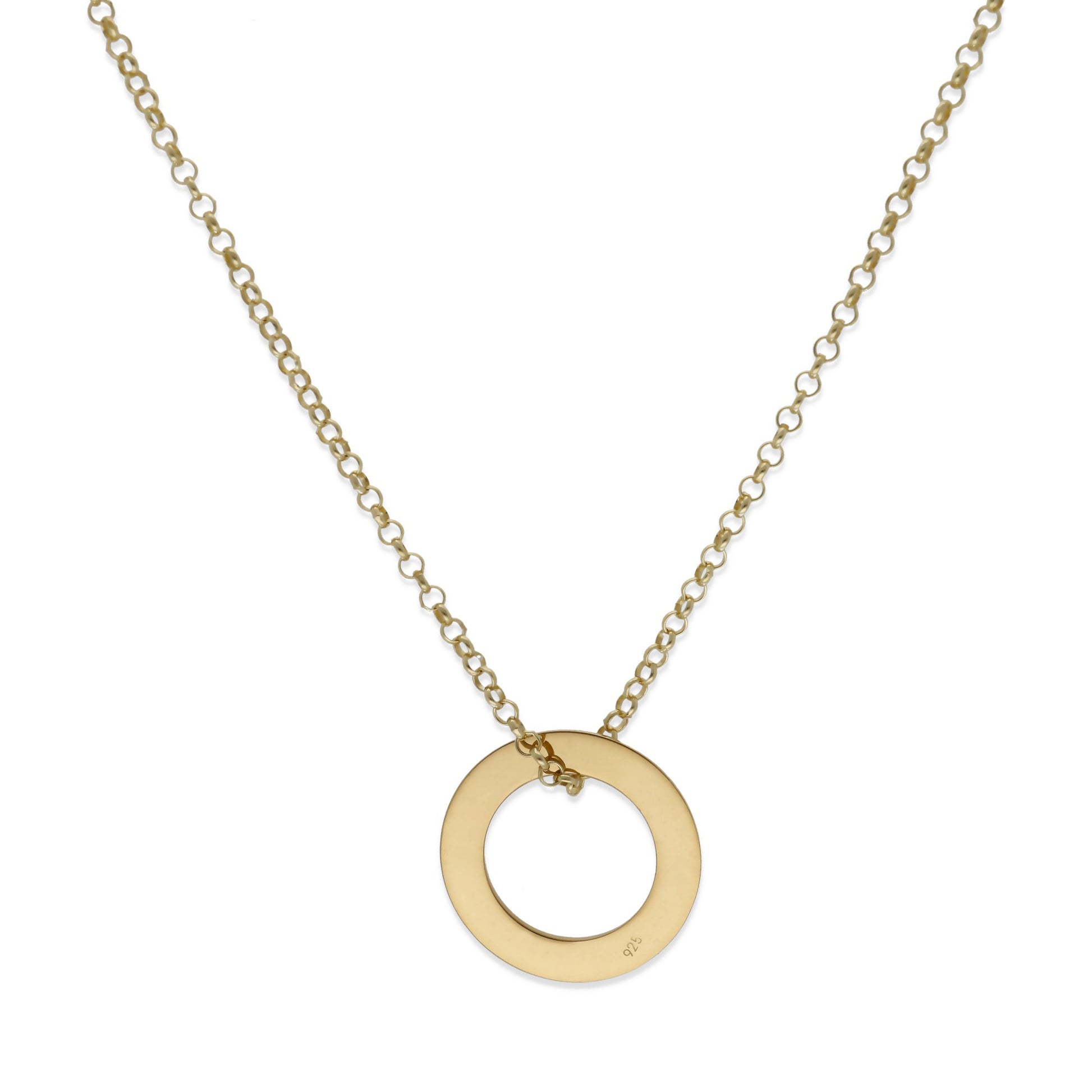 Colgante Bliss en Plata de Ley 925 con baño de Oro 18k