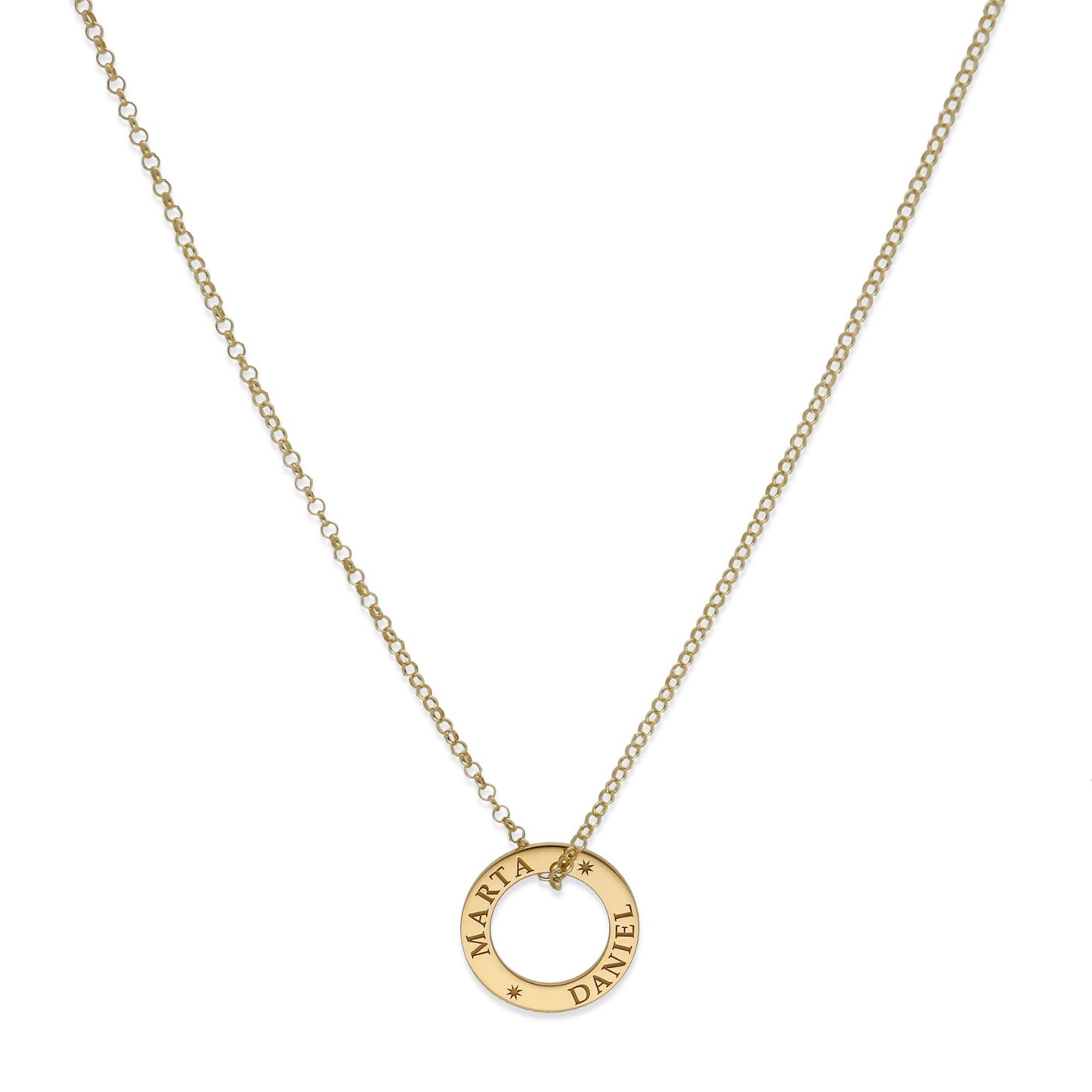 Colgante Bliss en Plata de Ley 925 con baño de Oro 18k