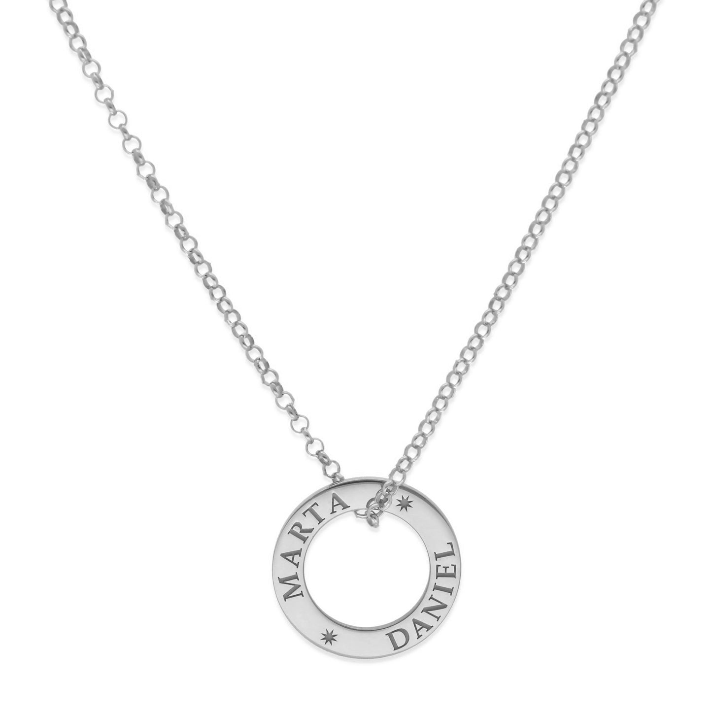 Colgante Bliss en Plata de Ley 925 y baño de Oro rosa 18k