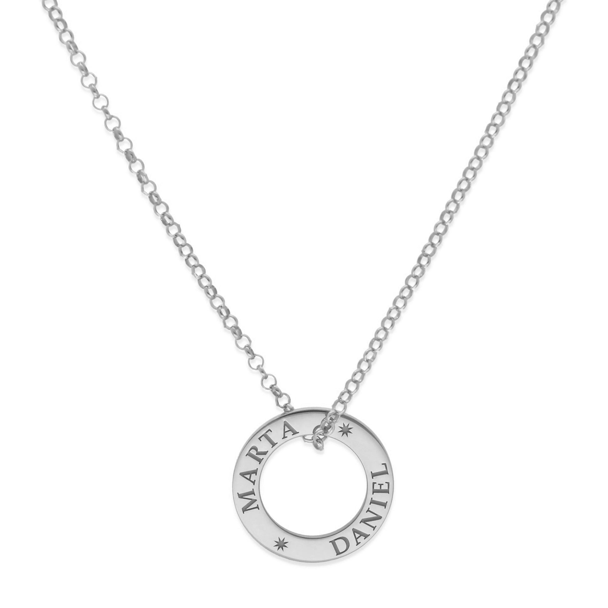 Colgante Bliss en Plata de Ley 925 y baño de Oro rosa 18k