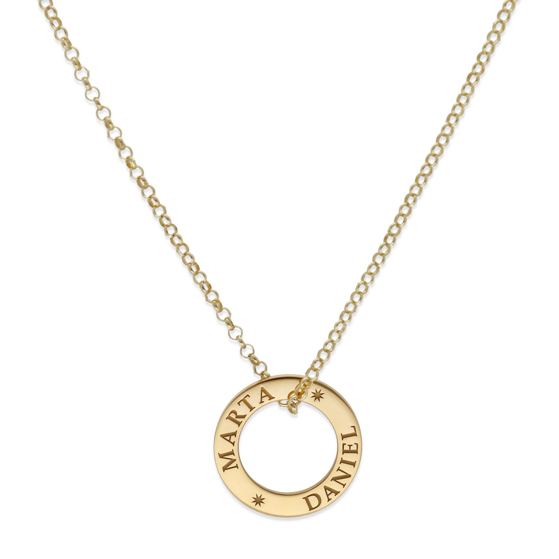 Colgante Bliss en Plata de Ley 925 y baño de Oro rosa 18k