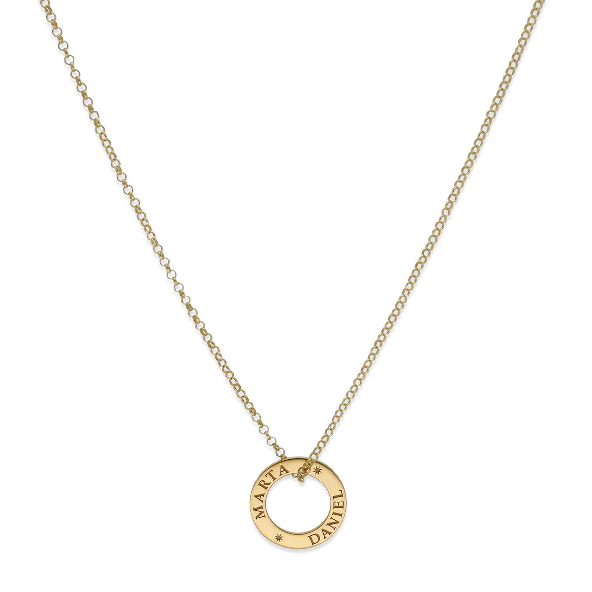 Colgante Bliss en Plata de Ley 925 y baño de Oro rosa 18k