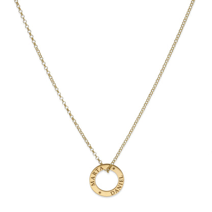 Colgante Bliss en Plata de Ley 925 y baño de Oro rosa 18k