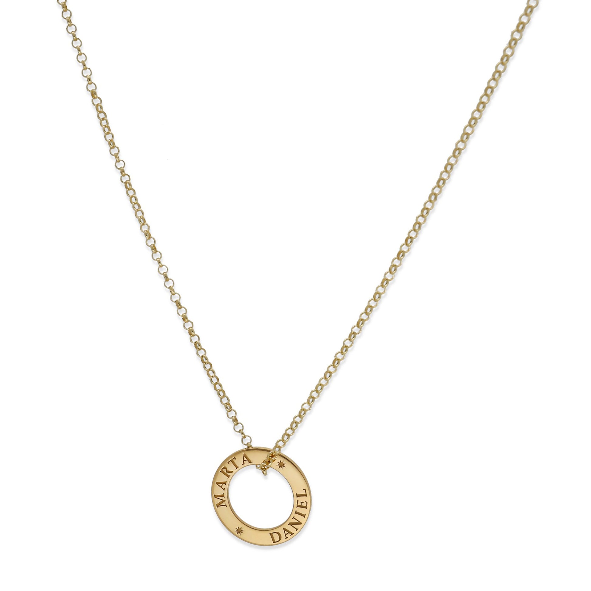 Colgante Bliss en Plata de Ley 925 y baño de Oro rosa 18k