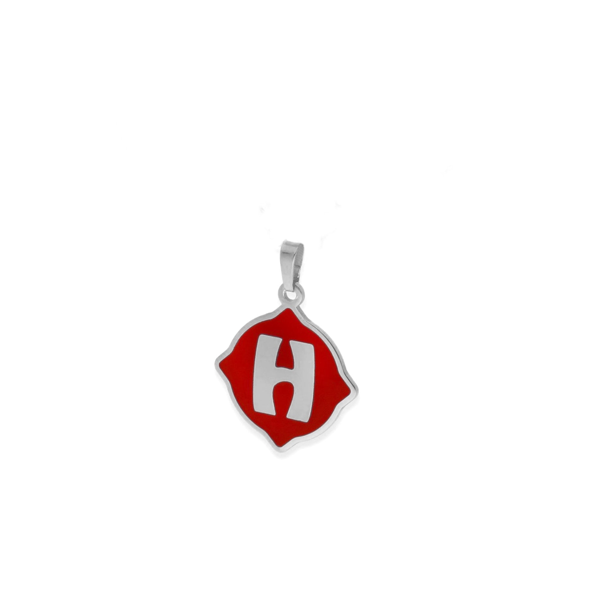 Colgante Hada en color e Inicial en Plata de ley 925