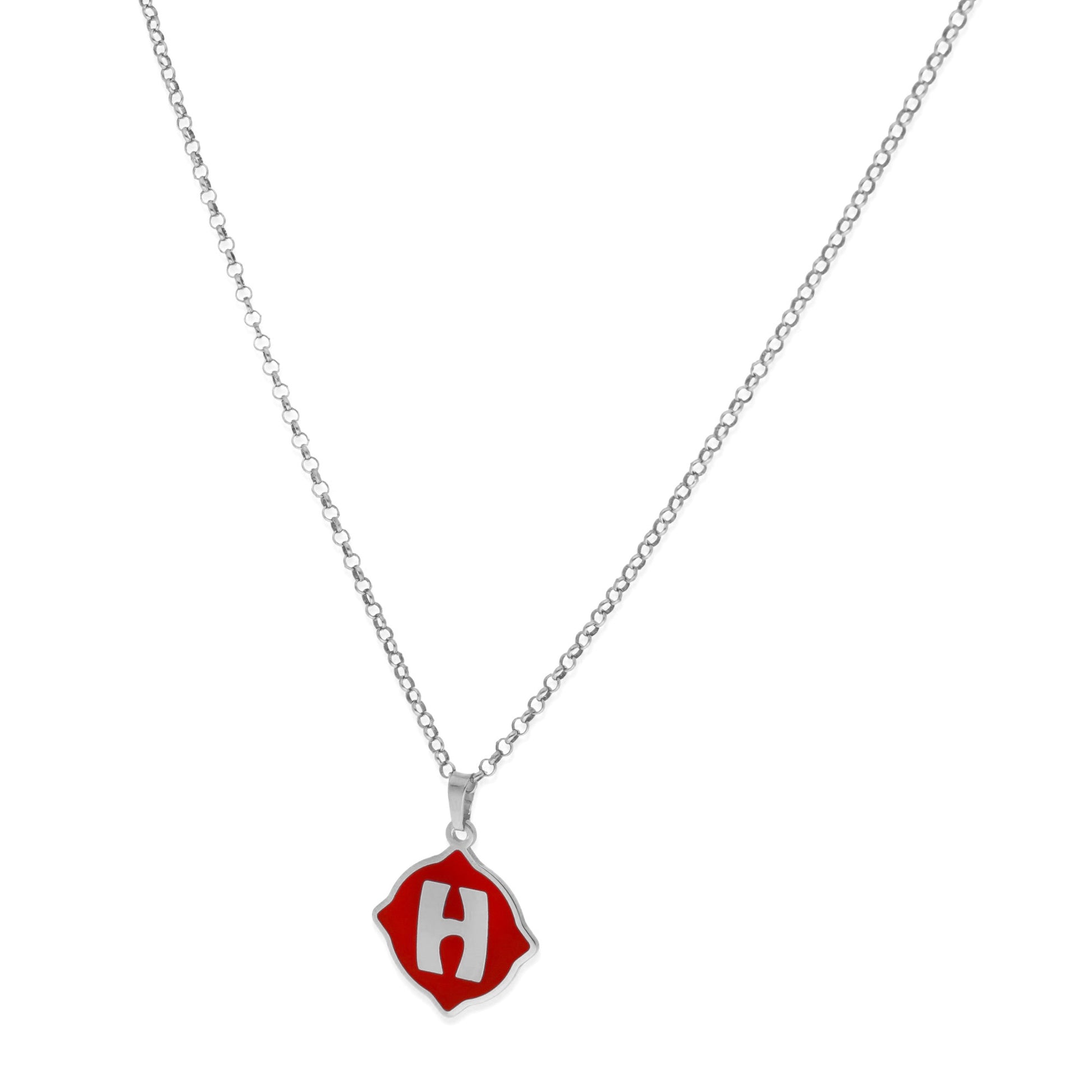 Colgante Hada en color e Inicial en Plata de ley 925