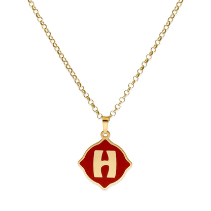 Colgante Hada en color e Inicial en Plata de ley 925