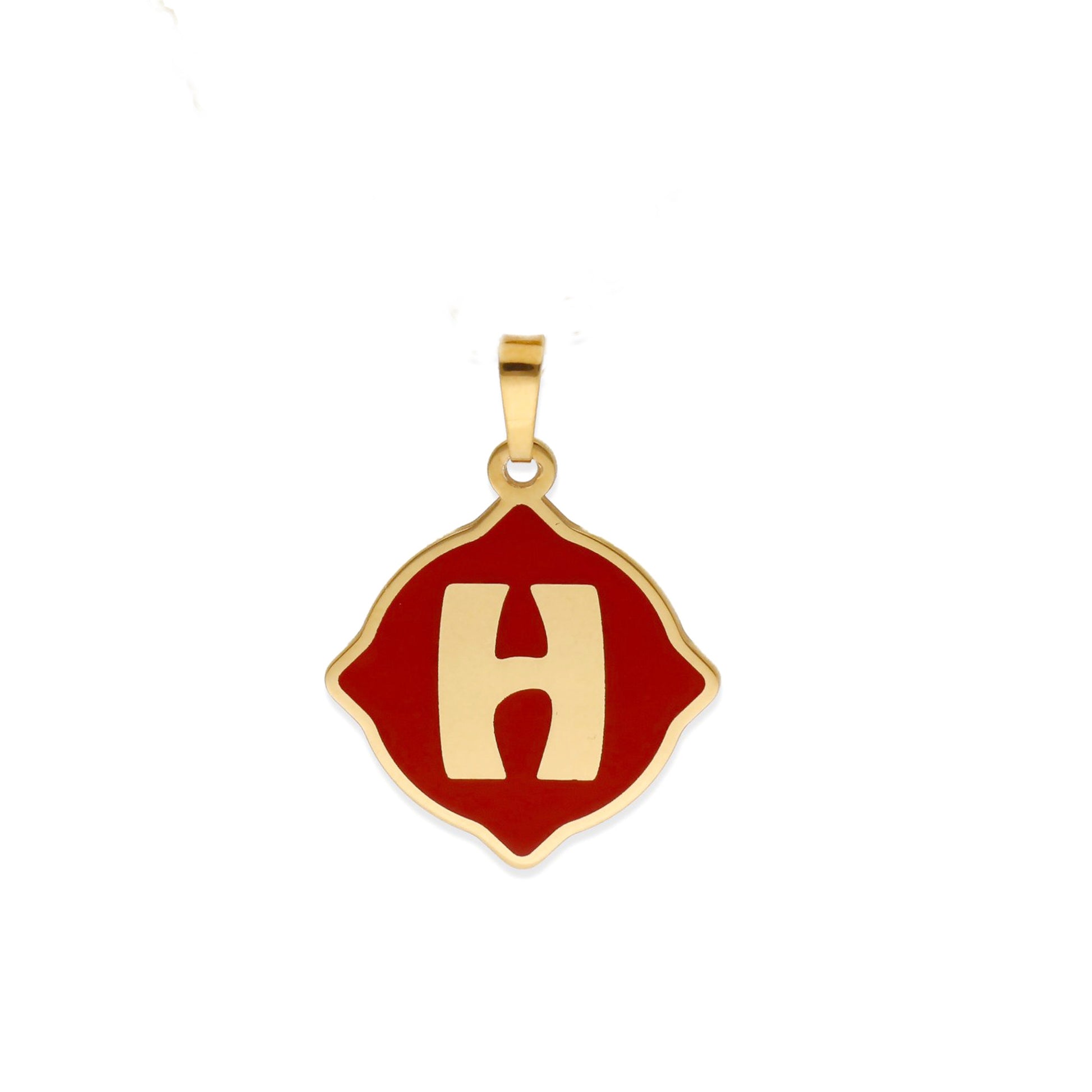 Colgante Hada en color e Inicial en Plata de ley 925