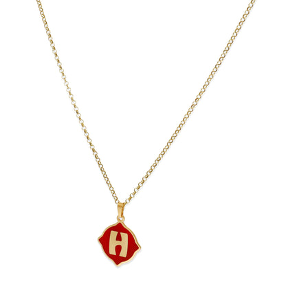 Colgante Hada en color e Inicial en Plata de ley 925