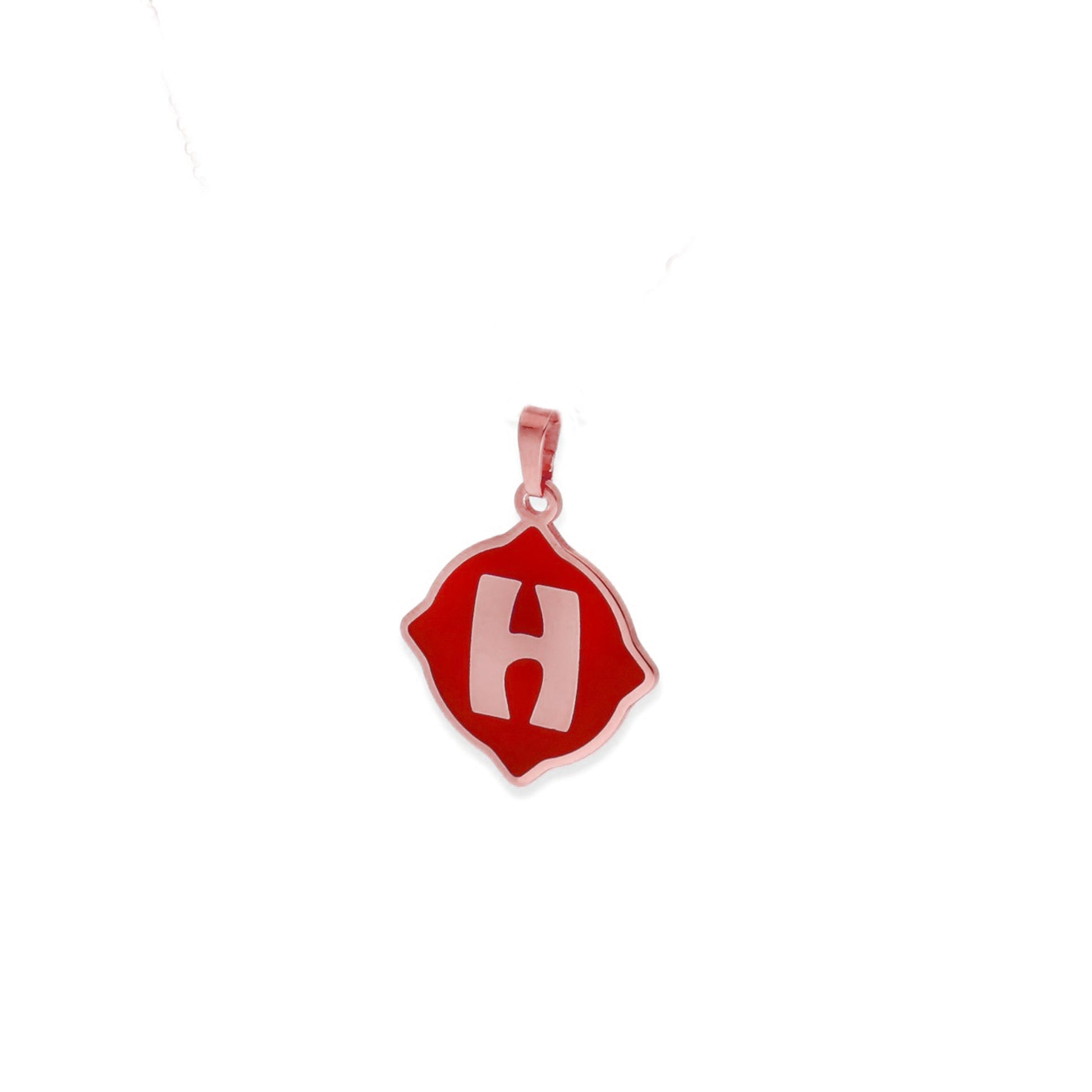 Colgante Hada en color e Inicial en Plata de ley 925