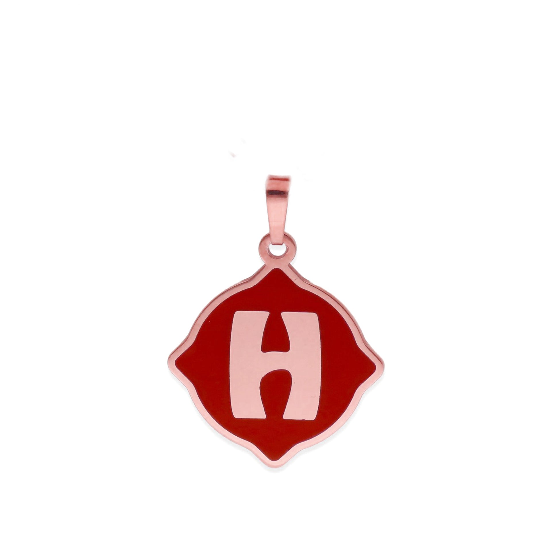 Colgante Hada en color e Inicial en Plata de ley 925
