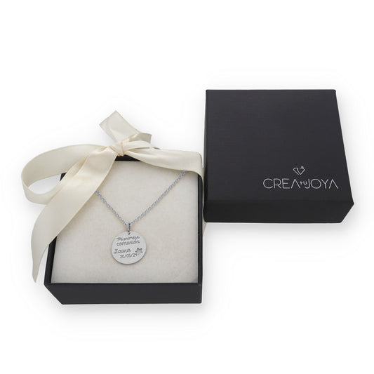 Colgante Angelito Comunión en Plata de Ley 925