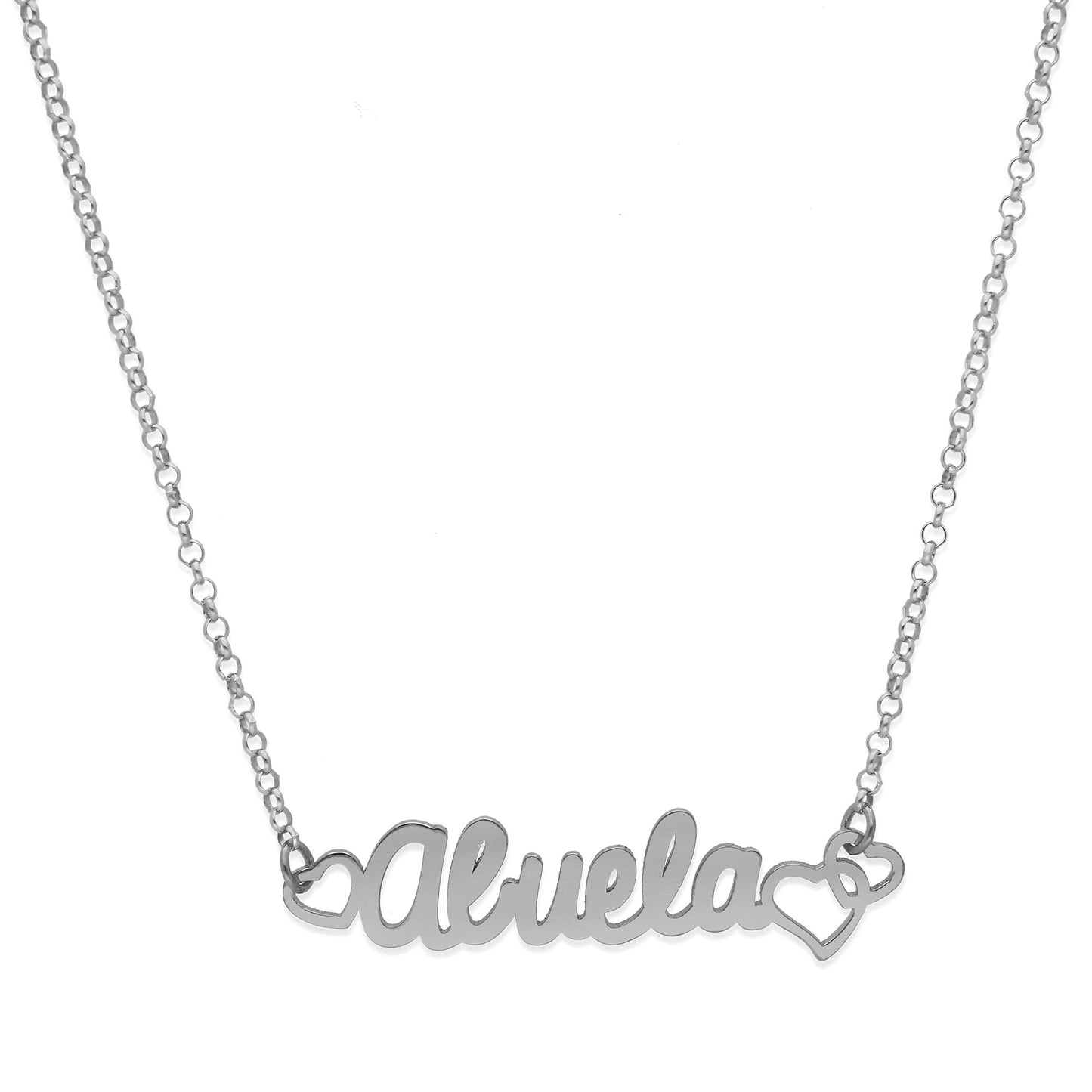 Colgante Love Abuela en Plata de Ley 925