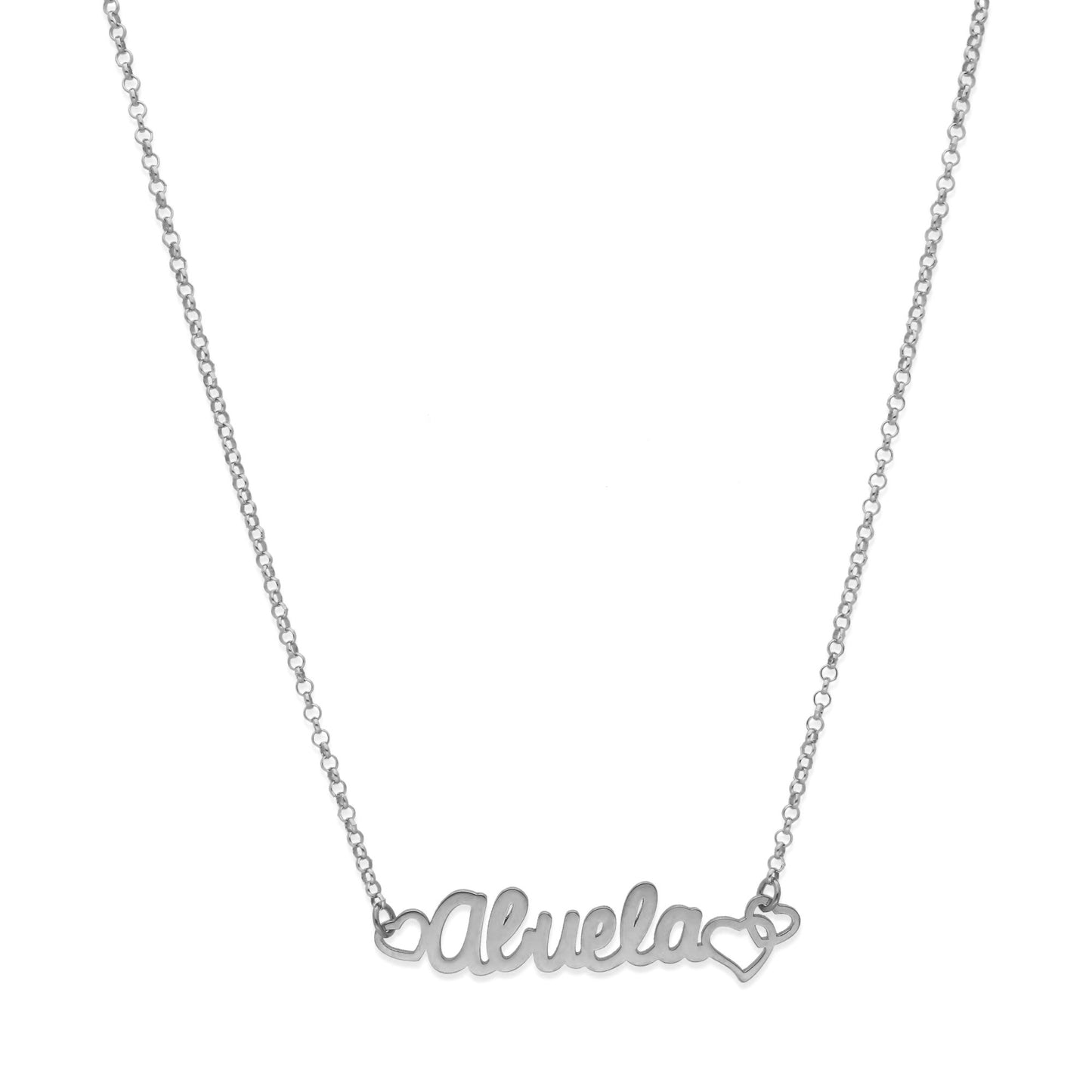 Colgante Love Abuela en Plata de Ley 925
