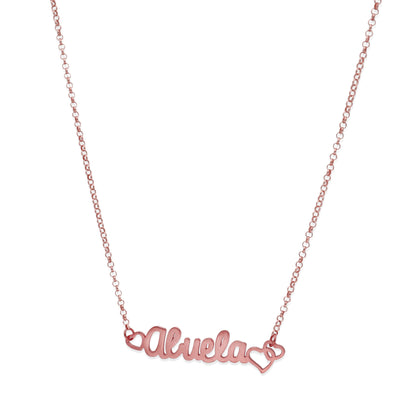 Colgante Love Abuela en Plata de Ley 925