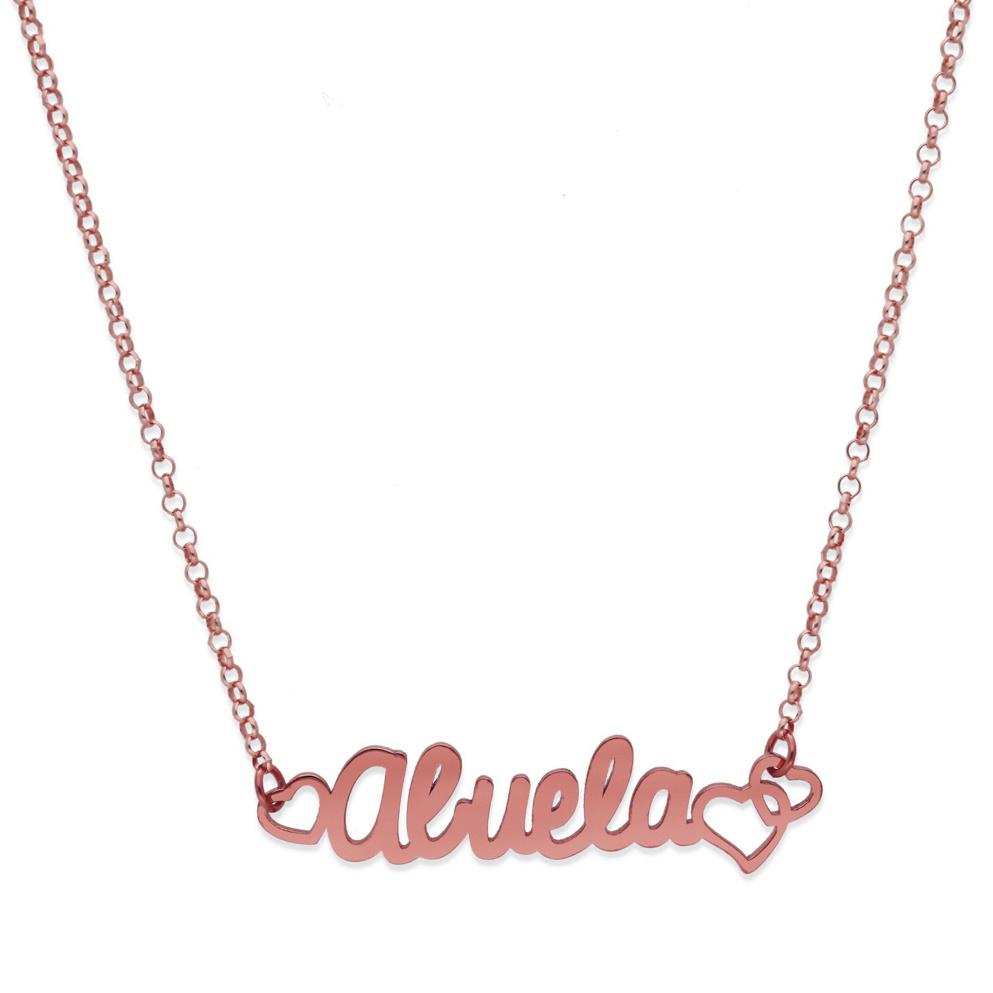 Colgante Love Abuela en Plata de Ley 925 y baño Oro 18k