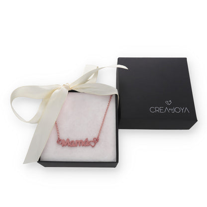 Colgante Love Mamá en Plata de Ley 925 y baño Oro 18k