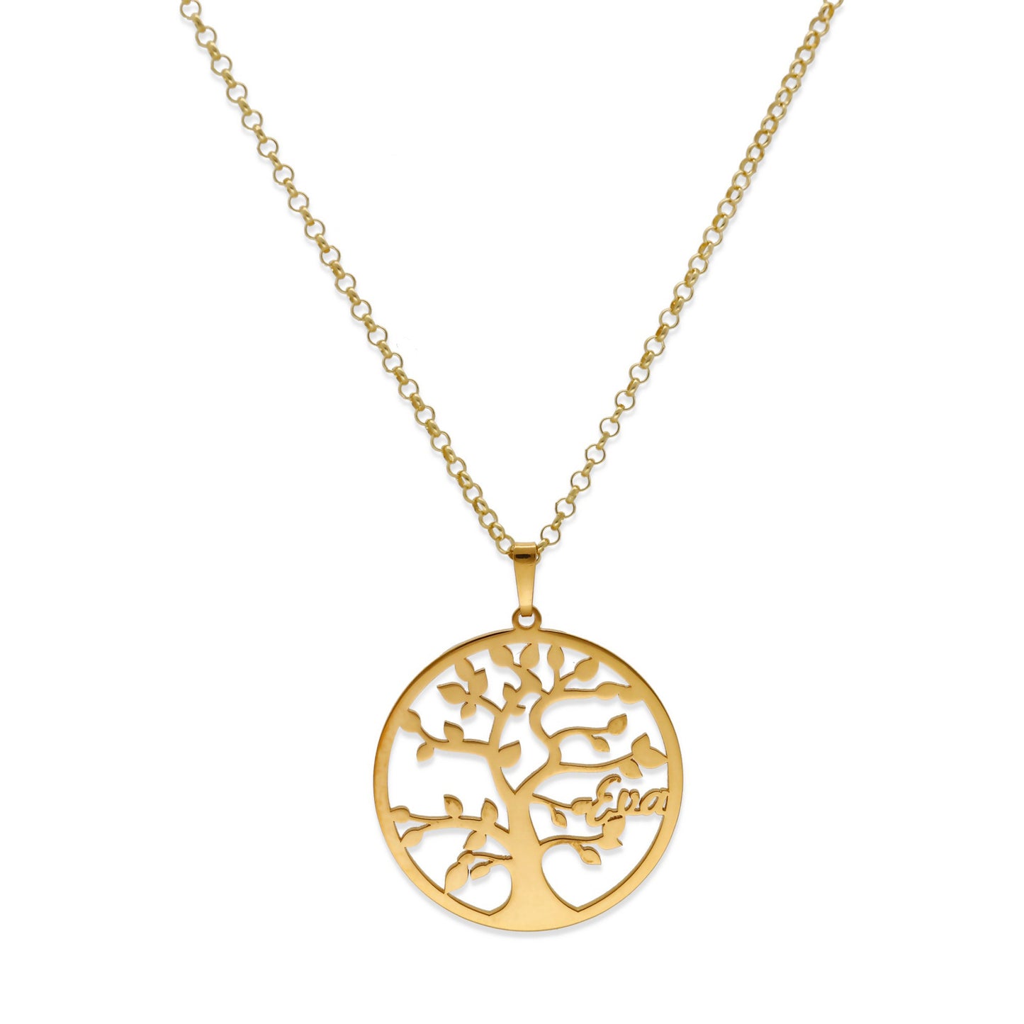 Colgante Árbol de la vida con nombres en Plata de Ley 925