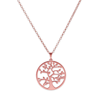 Colgante Árbol de la vida con nombres en Plata de Ley 925