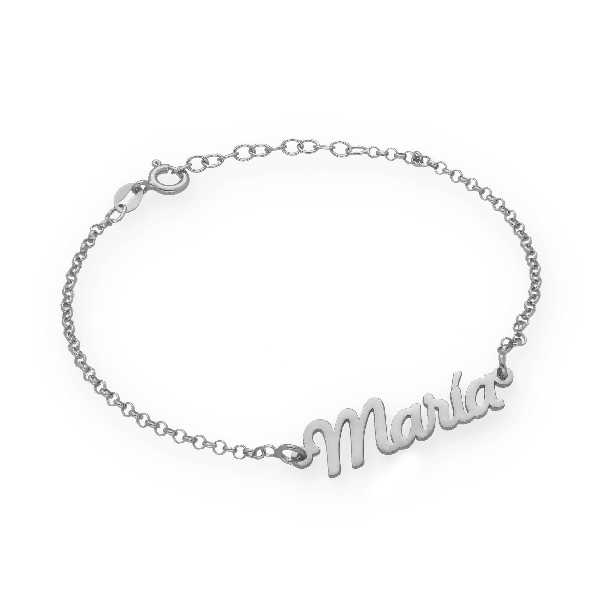 Pulsera Nombre en Plata de Ley 925