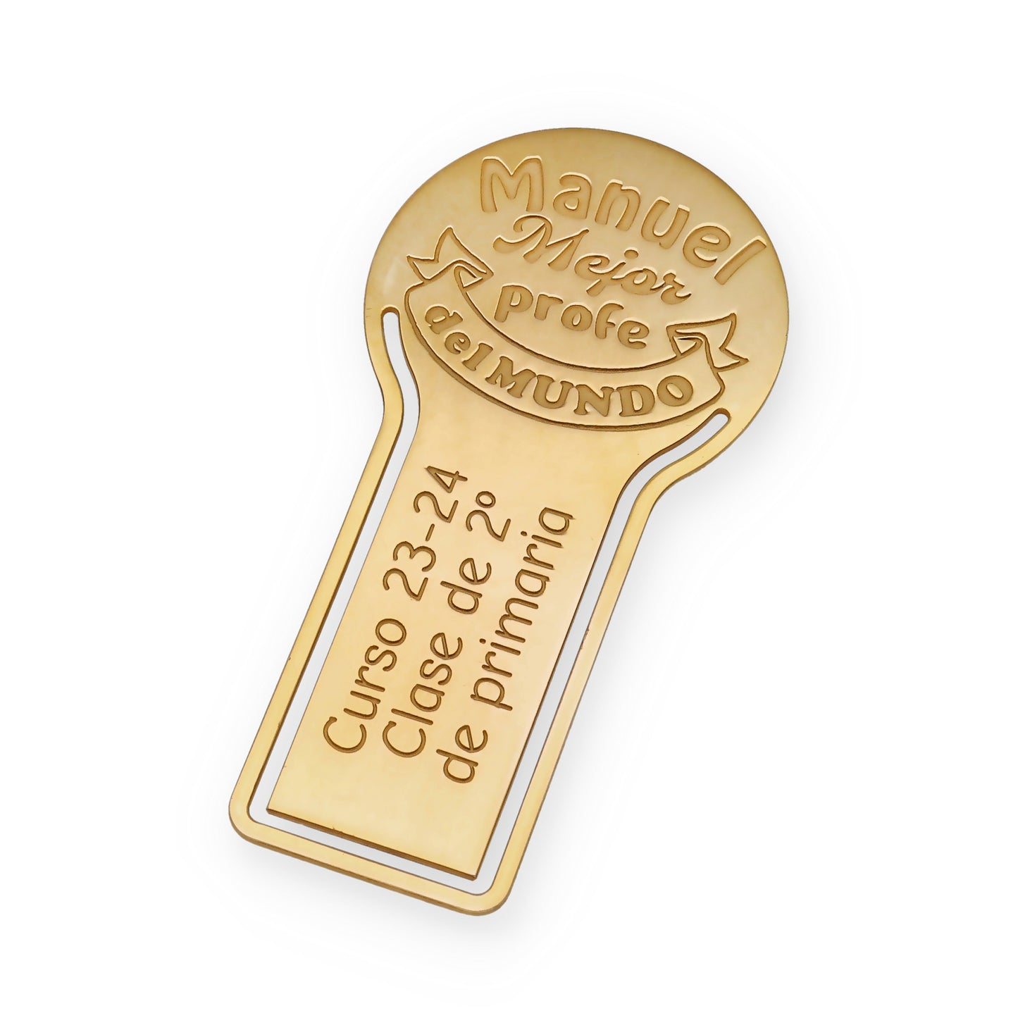 Marcapáginas Fin de curso en Plata de Ley 925