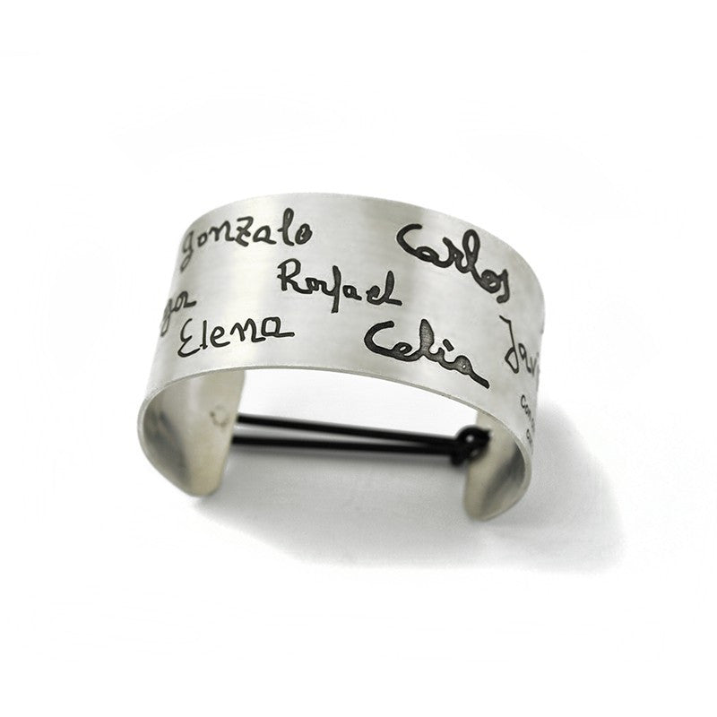 Pulsera de Plata para Profesoras Personalizable