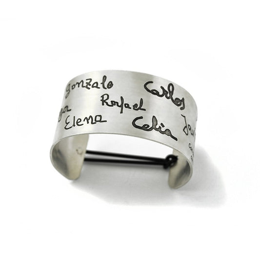 Pulsera de Plata para Profesoras Personalizable