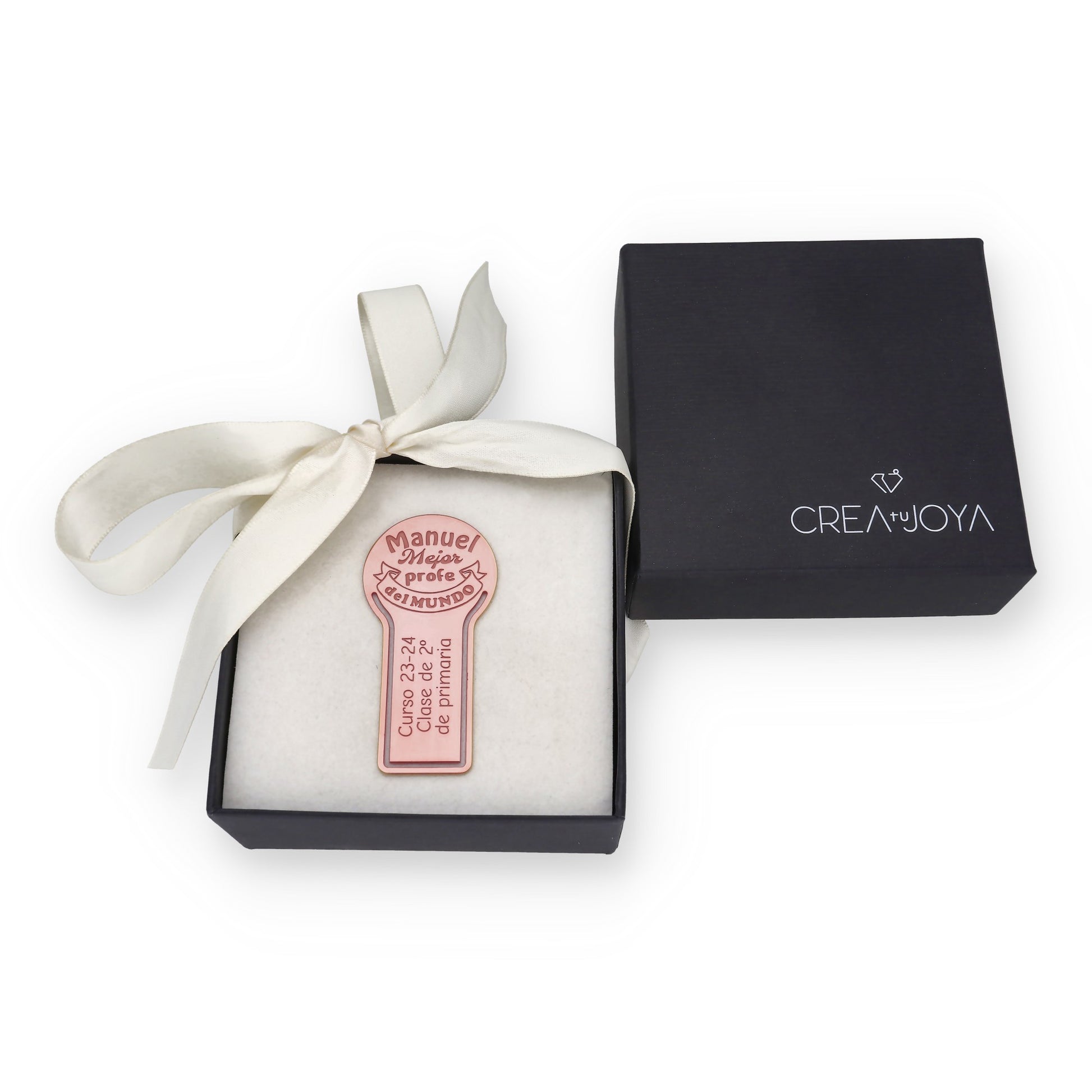 Marcapáginas Fin de curso en Plata de Ley 925