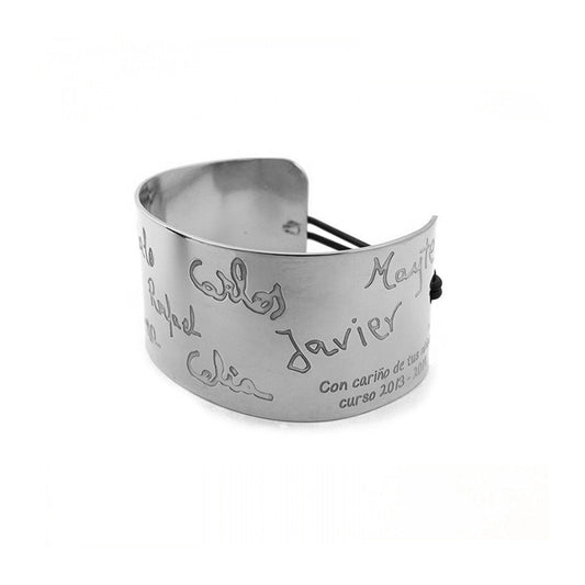 Pulsera de Plata para Profesoras Personalizable